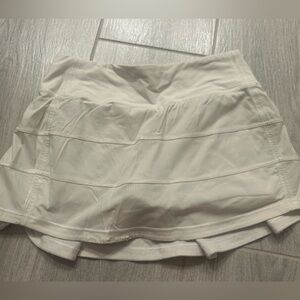 White lululemon tennis skirt